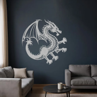 Celestial Dragon Metal Wall Art - Image 5