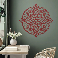 Celestial Flower Mandala Metal Art - Image 5