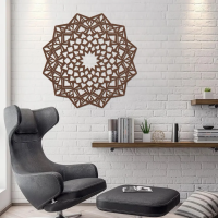 Celestial Harmony Mandala Metal Wall Art - Image 4