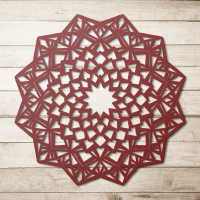 Celestial Harmony Mandala Metal Wall Art - Image 5