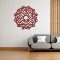 Celestial Harmony Mandala Metal Wall Art - Image 5