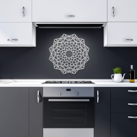 Celestial Harmony Mandala Metal Wall Art - Image 10