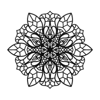 Chakra Flow Mandala Metal Metal Art