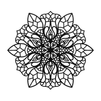 Chakra Flow Mandala Metal Metal Art