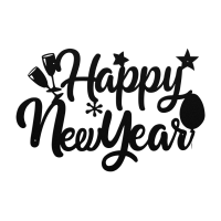 Cheers to New Year Wall Art