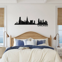 Chicago Skyline - Metal Wall Art