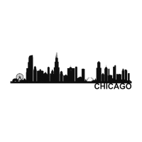 Chicago Skyline - Metal Wall Art