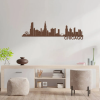 Chicago Skyline - Metal Wall Art - Image 4