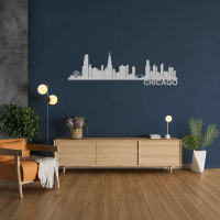 Chicago Skyline - Metal Wall Art - Image 6