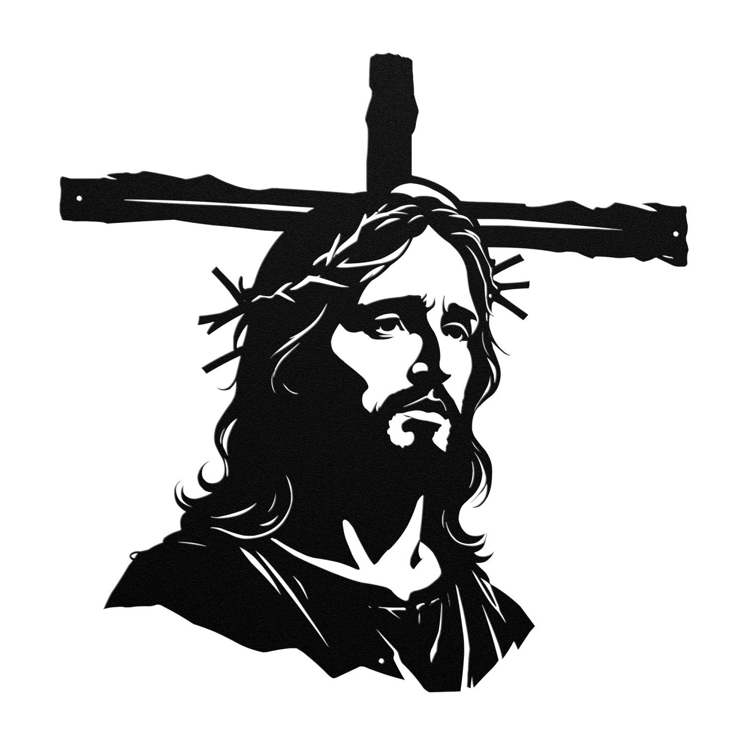 Christ and Cross Spiritual Art