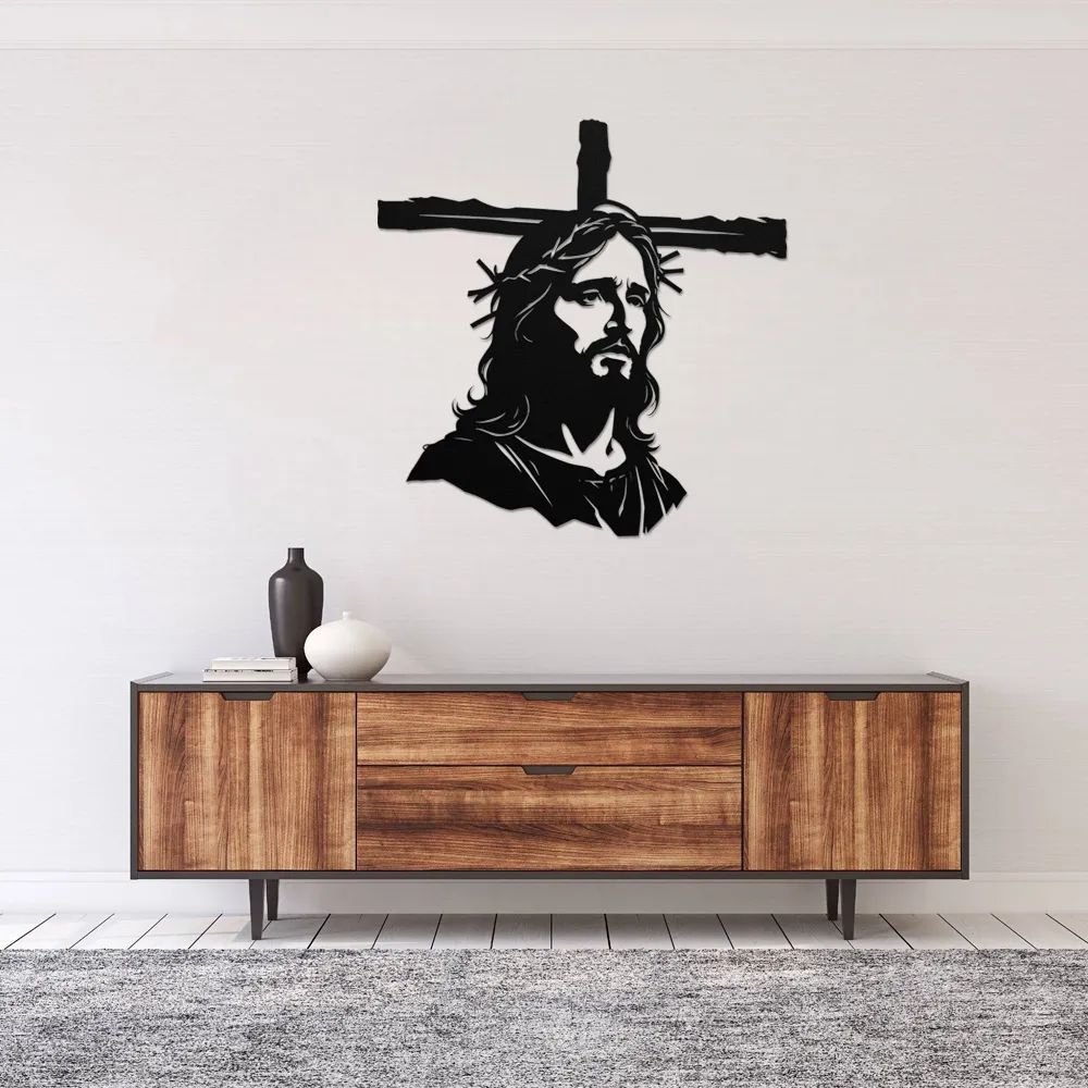 Christ and Cross Spiritual Art
