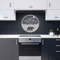 Circular Bear Mountain Wall Art - Image 10