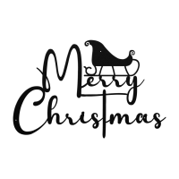Classic Merry Christmas Wall Art