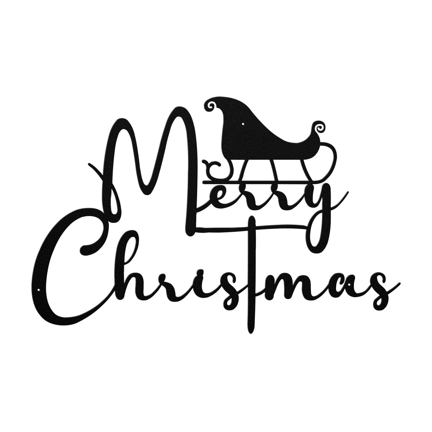 Classic_Merry_Christmas_Wall_Art_Black_Transparent_Mockup-thumb.750x750.png Classic Merry Christmas Wall Art - Image 1