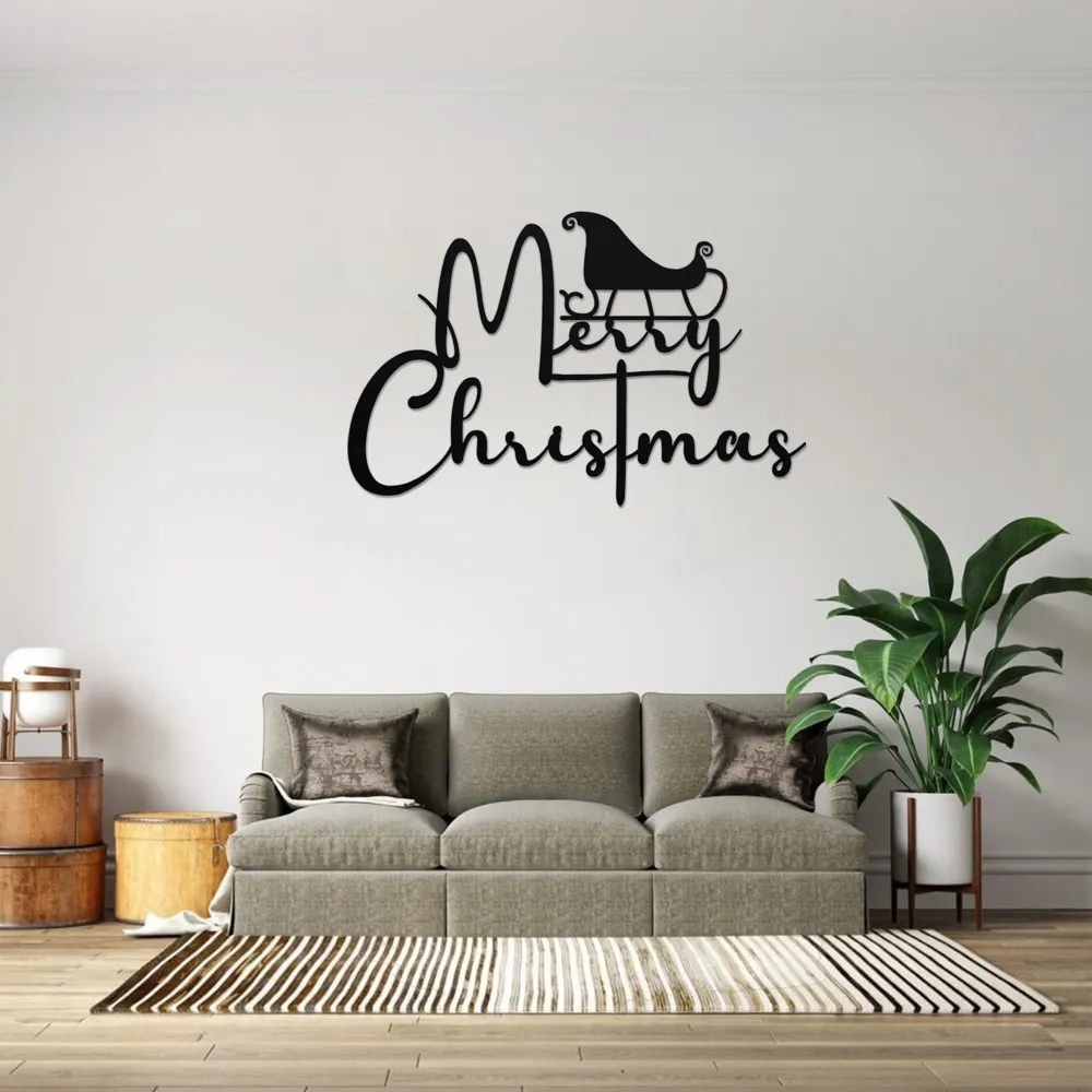 Classic Merry Christmas Wall Art