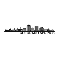 Colorado-Springs Skyline - Metal Wall Art - Image 1