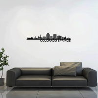 Colorado-Springs Skyline - Metal Wall Art - Image 2