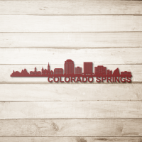 Colorado-Springs Skyline - Metal Wall Art - Image 5