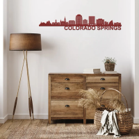 Colorado-Springs Skyline - Metal Wall Art - Image 5