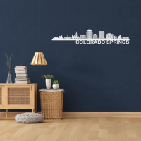 Colorado-Springs Skyline - Metal Wall Art - Image 7