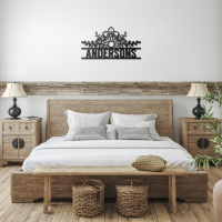 Contemporary Metal Family Name Wall Art - Image 3