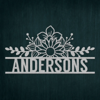 Contemporary Metal Family Name Wall Art - Image 4