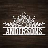 Contemporary Metal Family Name Wall Art - Image 5