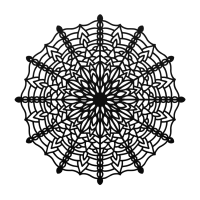 Cosmic Harmony Mandala Wall Art