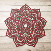 Cosmic Petals Mandala Steel Art - Image 5