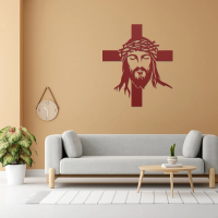 Crowned Savior & Cross Metal Art - Image 5