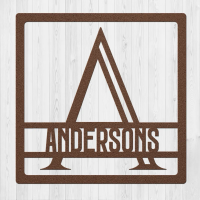 Custom Metal Family Name Wall Art - Image 3
