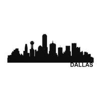 Dallas Skyline - Metal Wall Art