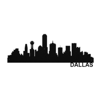 Dallas Skyline - Metal Wall Art