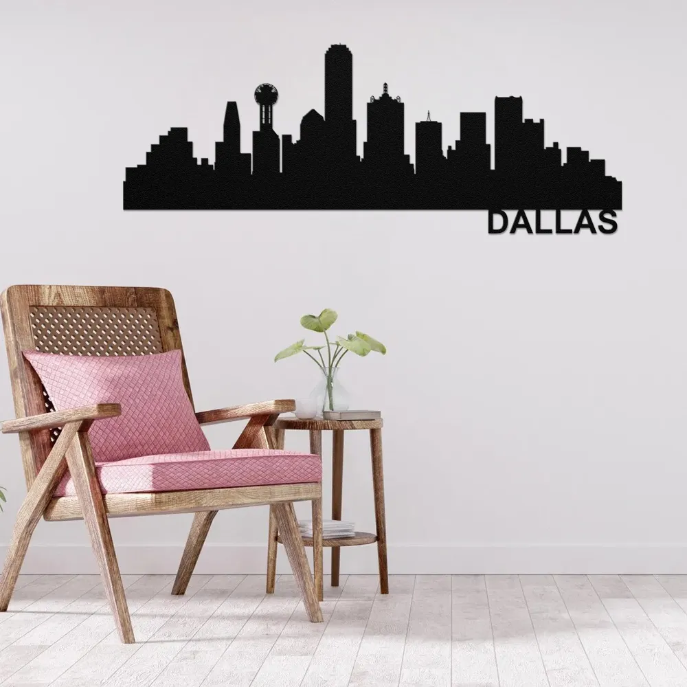 Dallas Skyline - Metal Wall Art