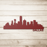 Dallas Skyline - Metal Wall Art - Image 5