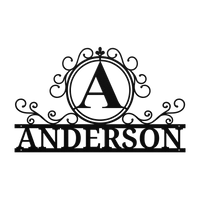 Decorative Entryway Family Name Art
