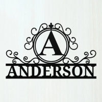 Decorative Entryway Family Name Art
