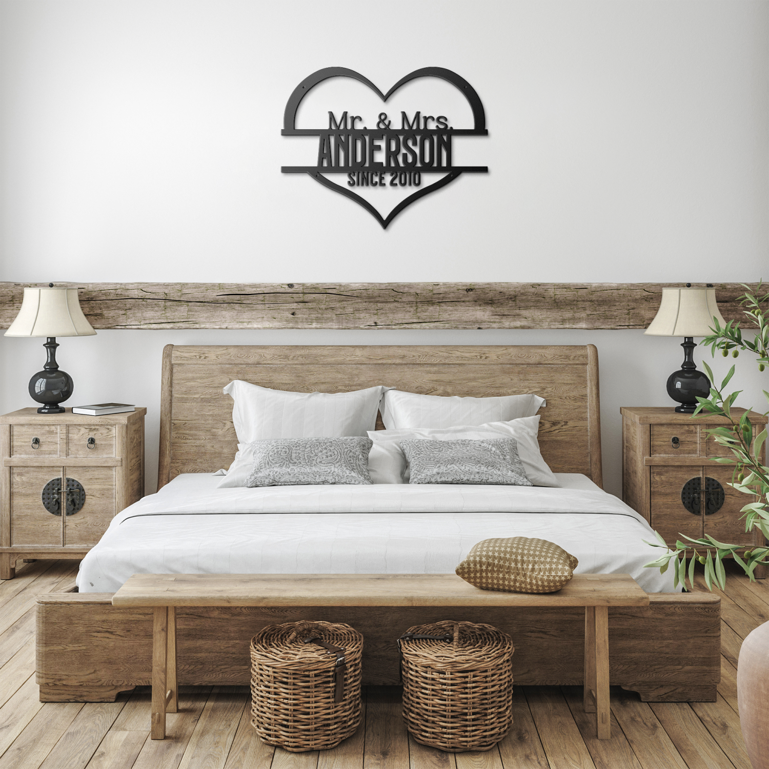 Decorative Family Name Metal Wall Art - Image 3