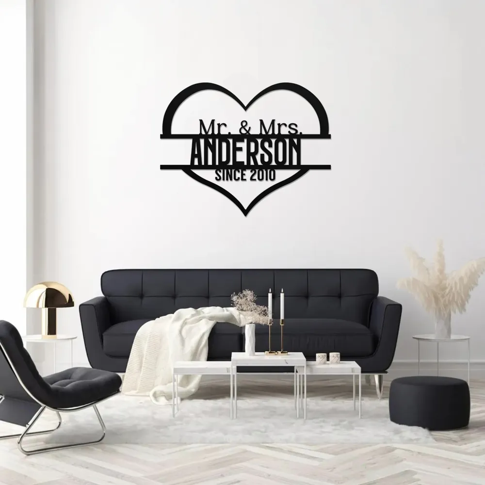 Decorative Family Name Metal Wall Art - Image 9