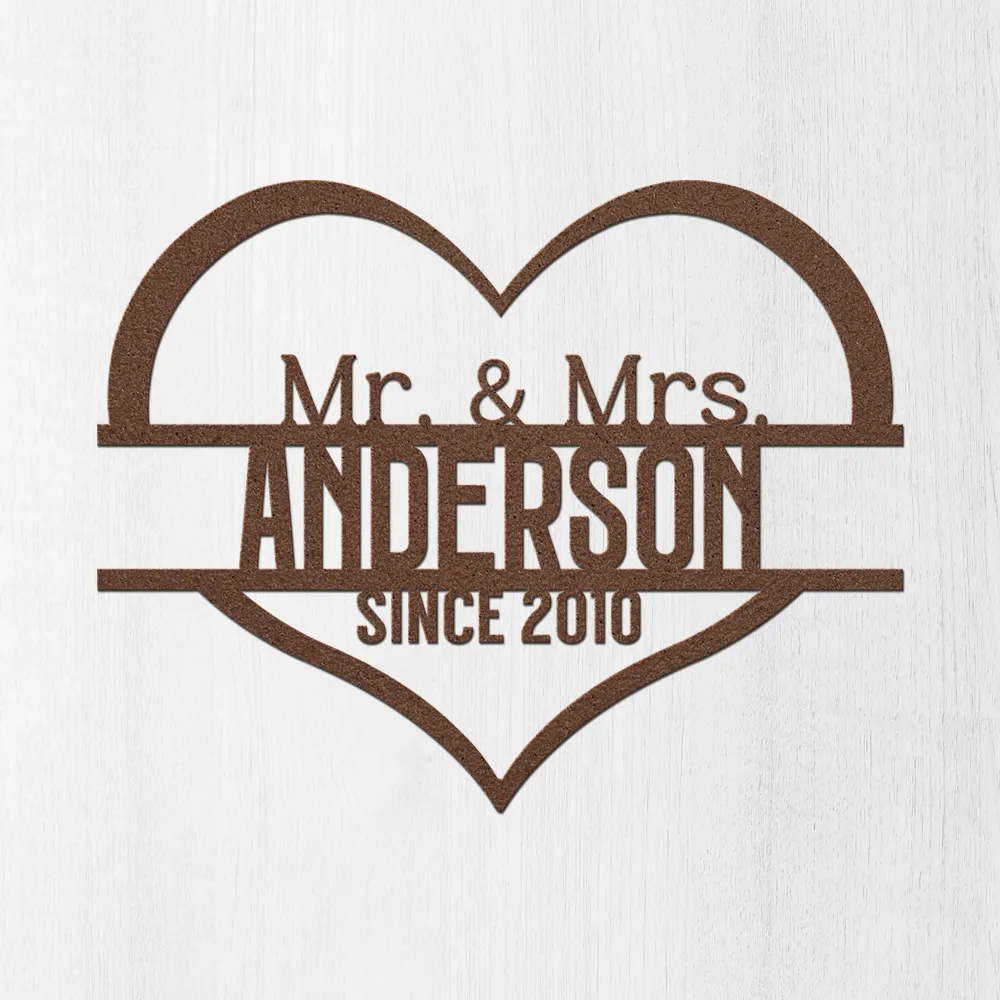 Decorative Family Name Metal Wall Art - Image 4