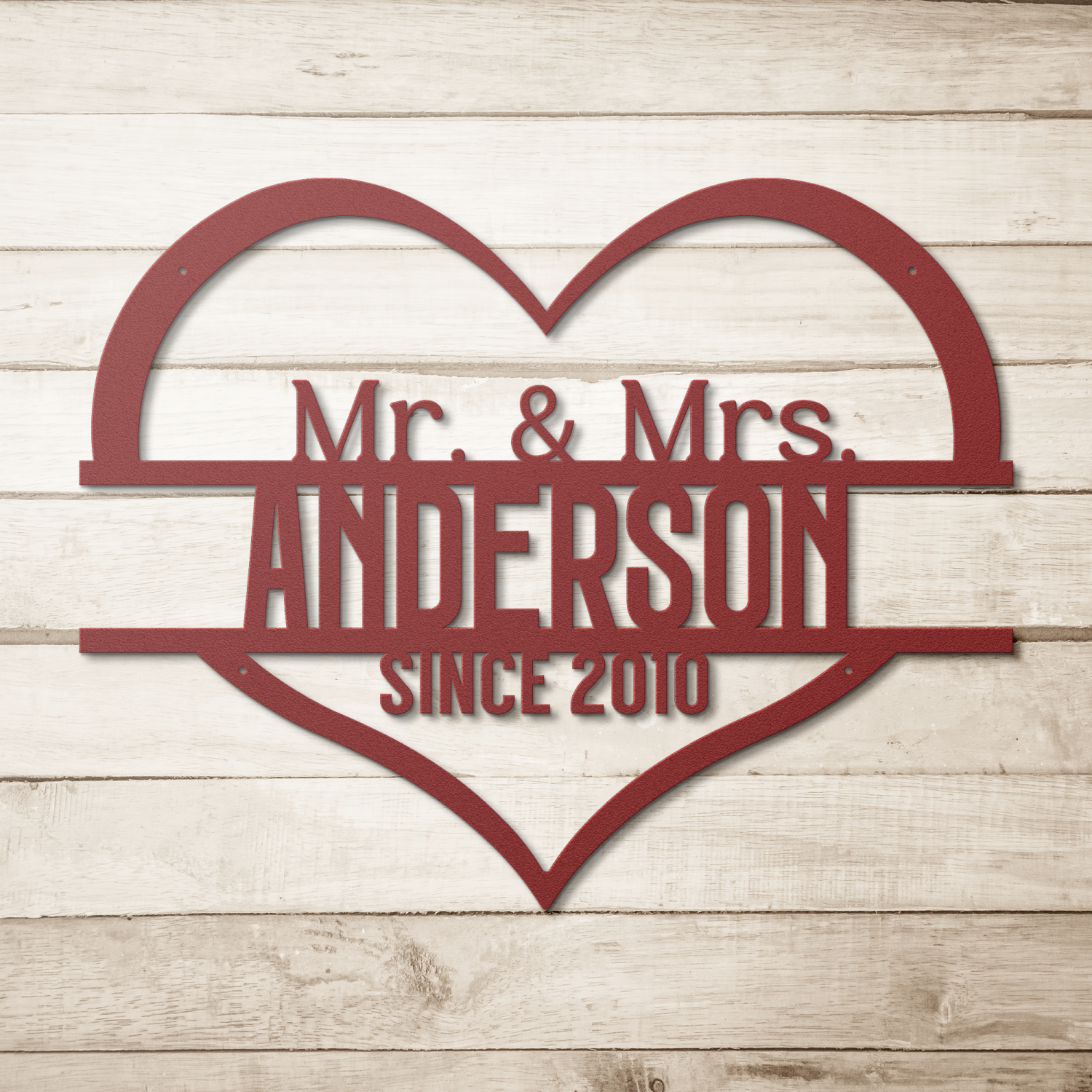 Decorative Family Name Metal Wall Art - Image 5
