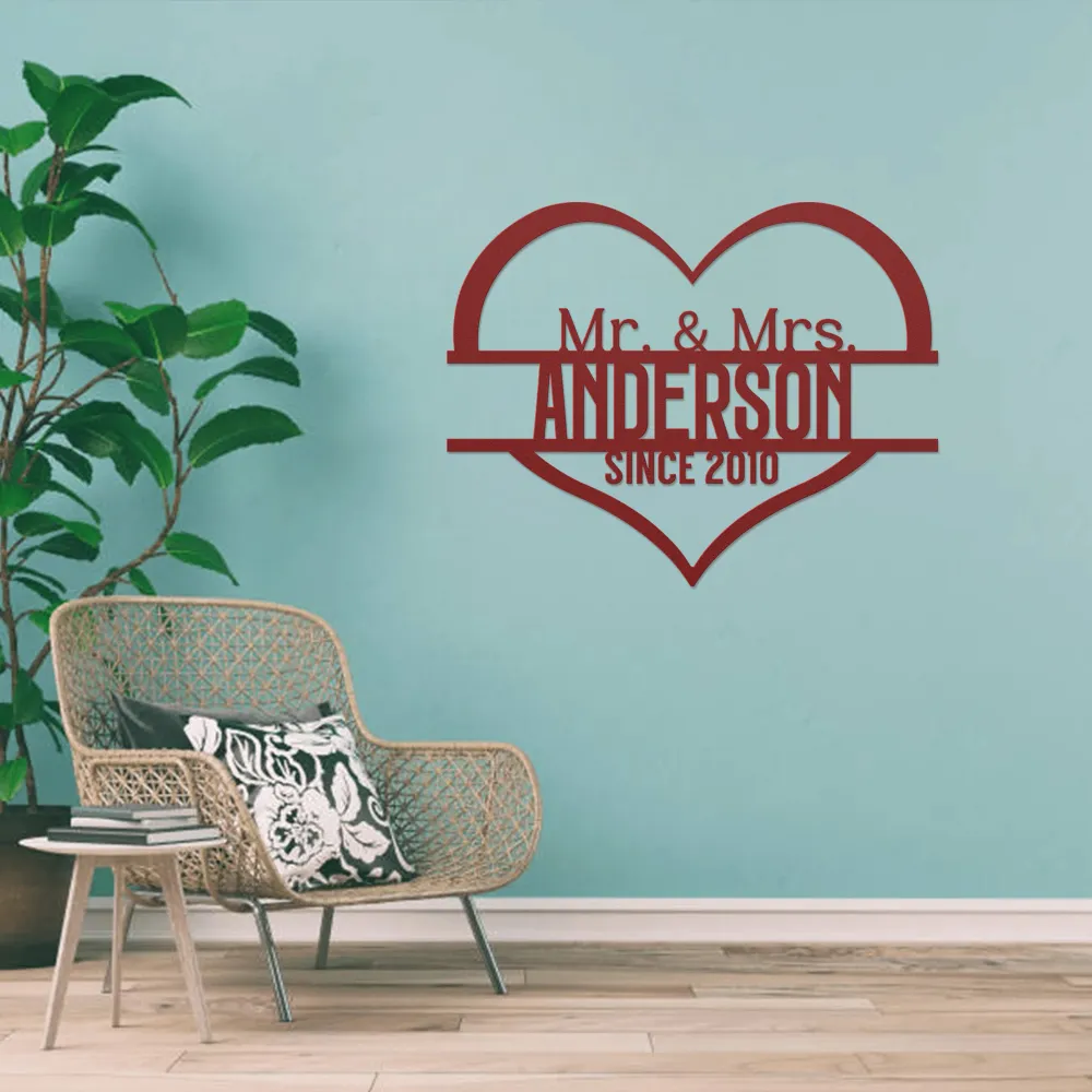 Decorative Family Name Metal Wall Art - Image 7