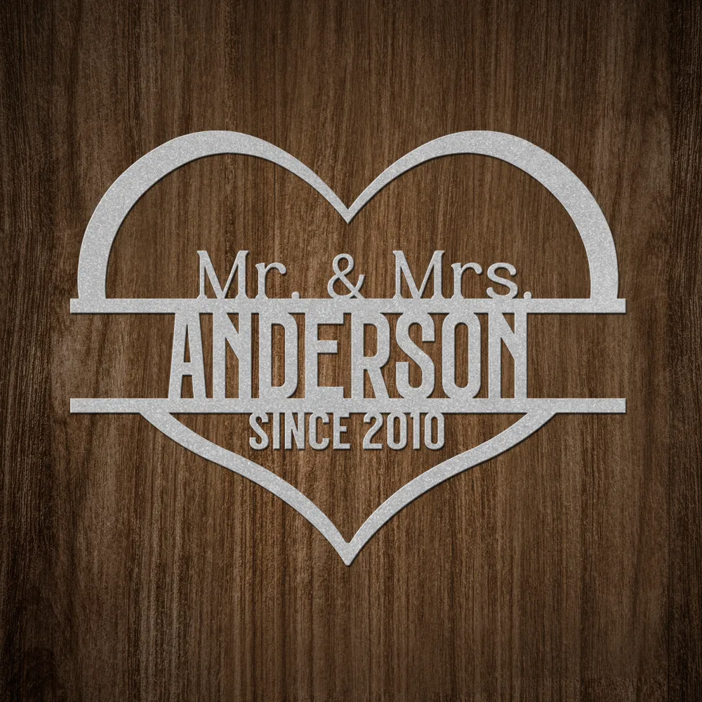Decorative Family Name Metal Wall Art - Image 5