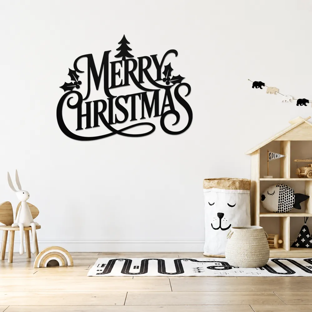 Decorative Merry Christmas Art