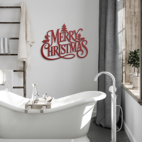 Decorative Merry Christmas Art - Image 4