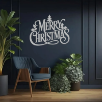 Decorative Merry Christmas Art - Image 6