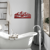 Deer Forest Mountain Wall Art - Image 4