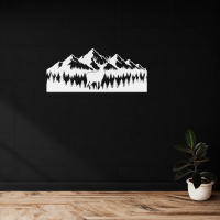 Deer Forest Mountain Wall Art - Image 7