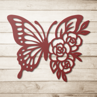 Delicate Butterfly Metal Wall Art - Image 5