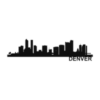Denver Skyline - Metal Wall Art